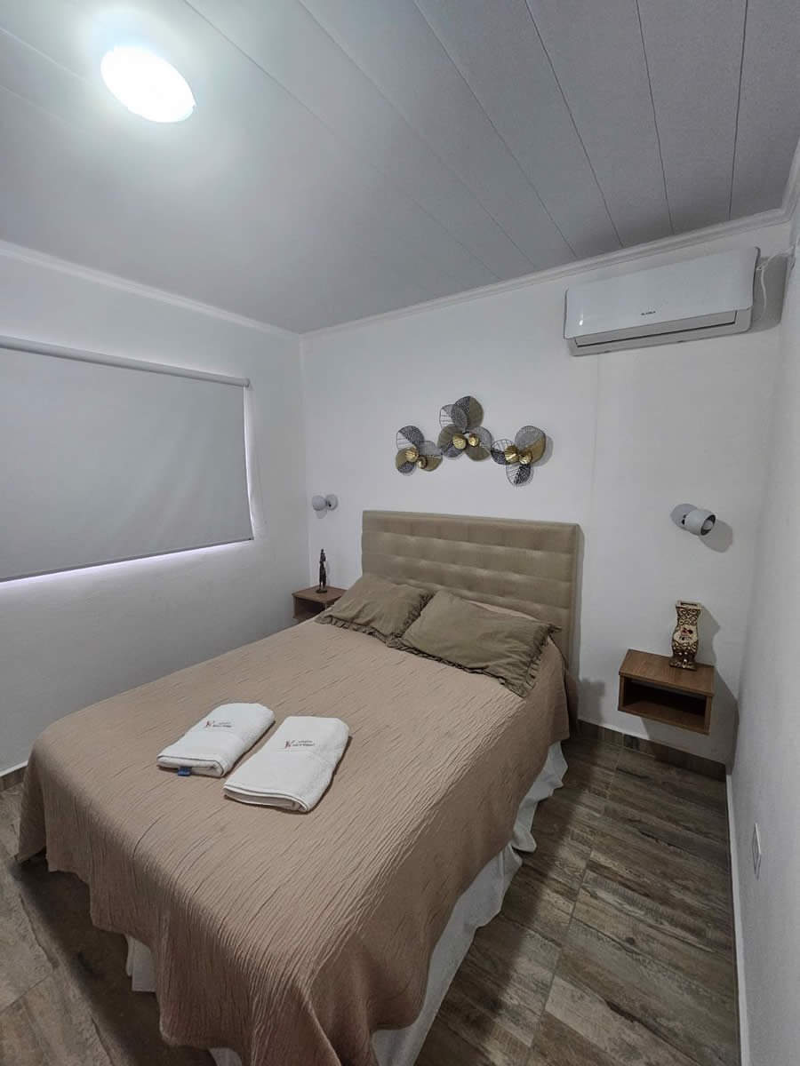 Dormitorio principal del Hospedaje del Departamento 1 en Federación, Entre Ríos