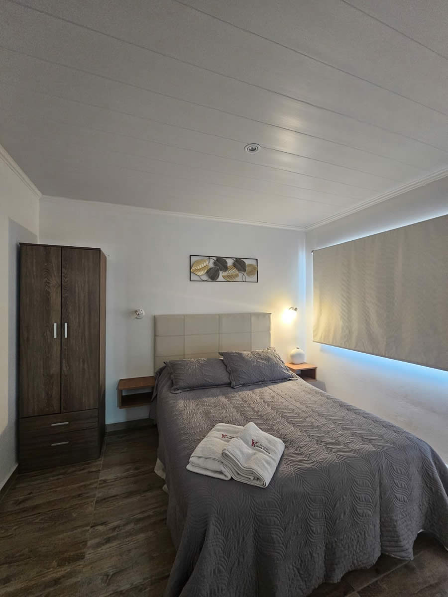 Dormitorio acogedor del Alquiler Temporario Departamento 4 de Complejo Valeria Soledad